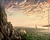 Vladimir Kush bound for distant shores painting
